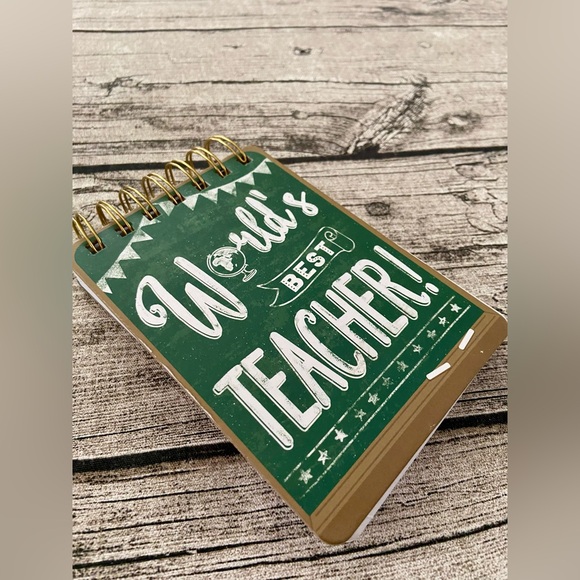 NWT! Cute spiral notepad for teachers - Picture 2 of 7